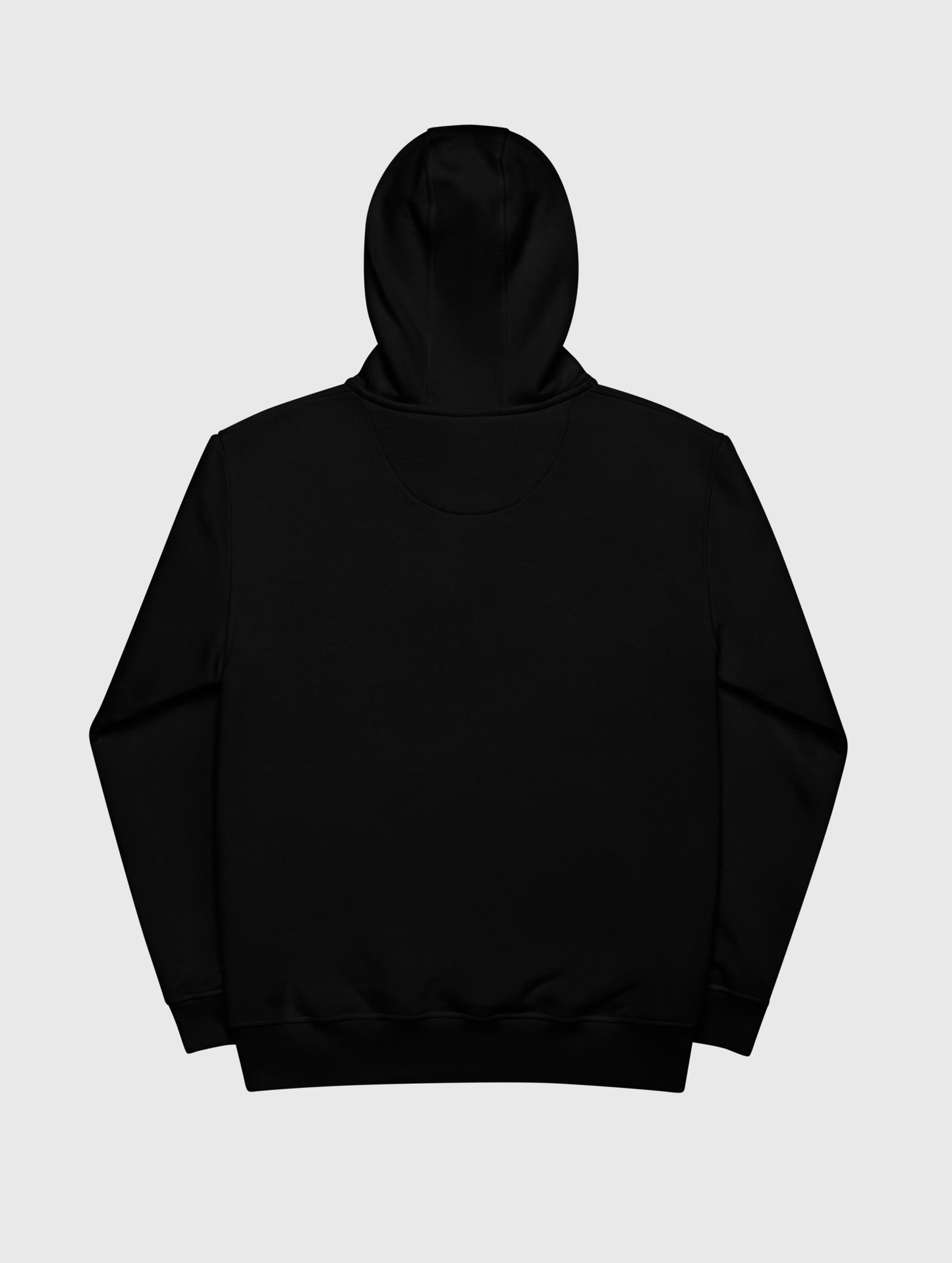 Relaxed-fit black hoodie for gym and street style – breathable cotton blend