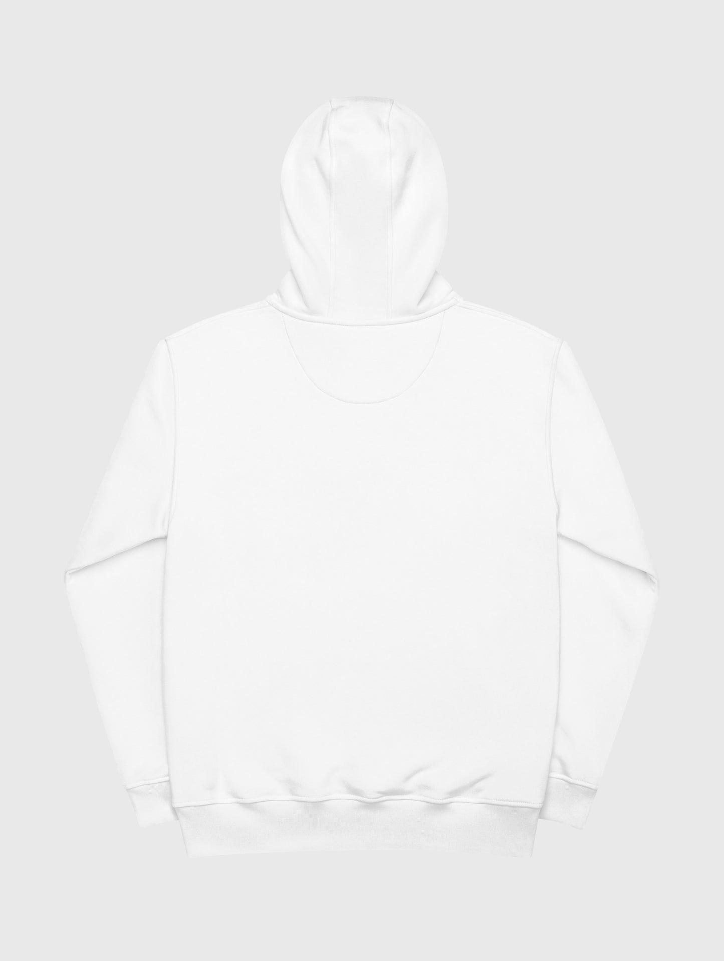 Relaxed-fit white gym hoodie – minimal, stylish, and perfect for everyday wear.