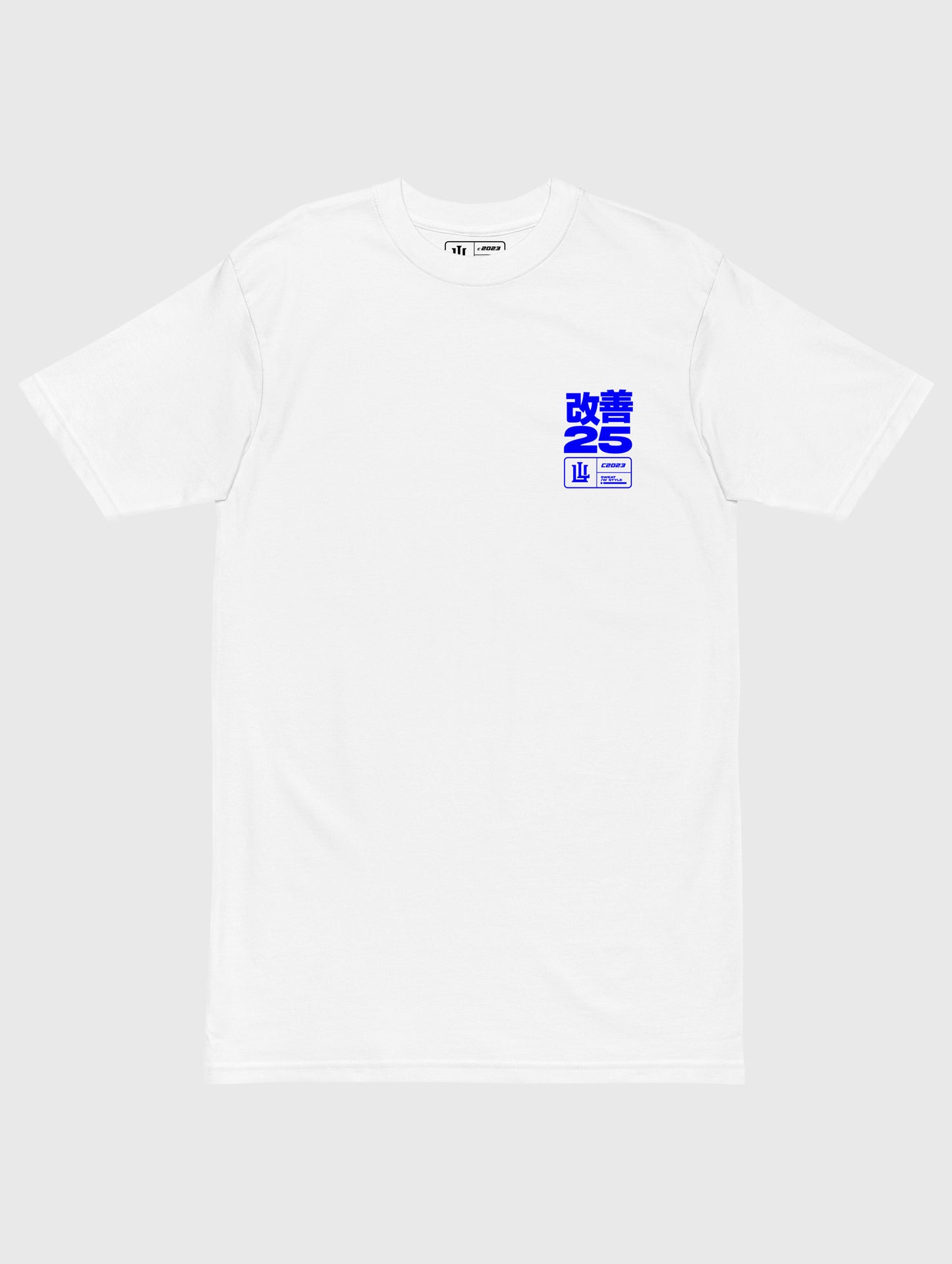 White pump cover gym tee – relaxed fit for unrestricted movement during training.