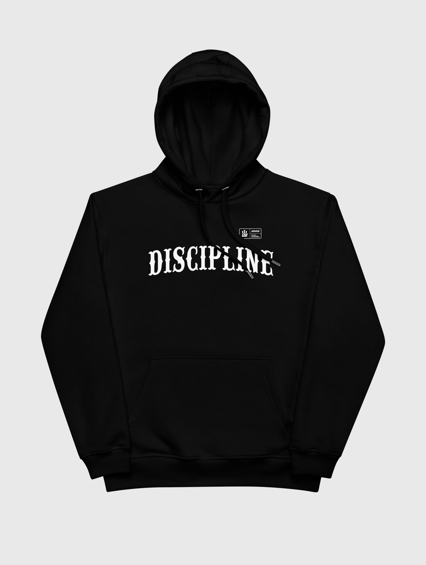 Heavyweight black gym hoodie – ultra-soft and breathable for training and casual wear.