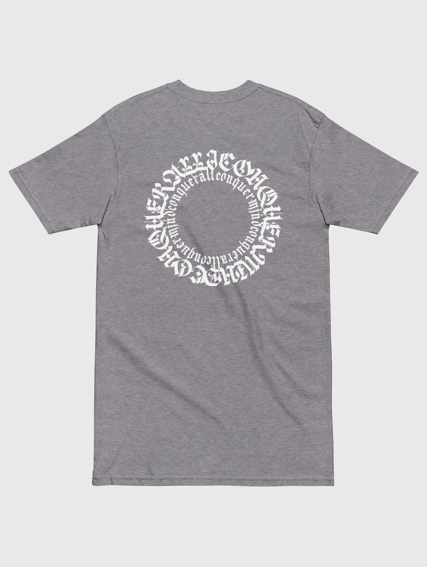Oversized white gym t-shirt – heavyweight cotton blend for ultimate comfort.