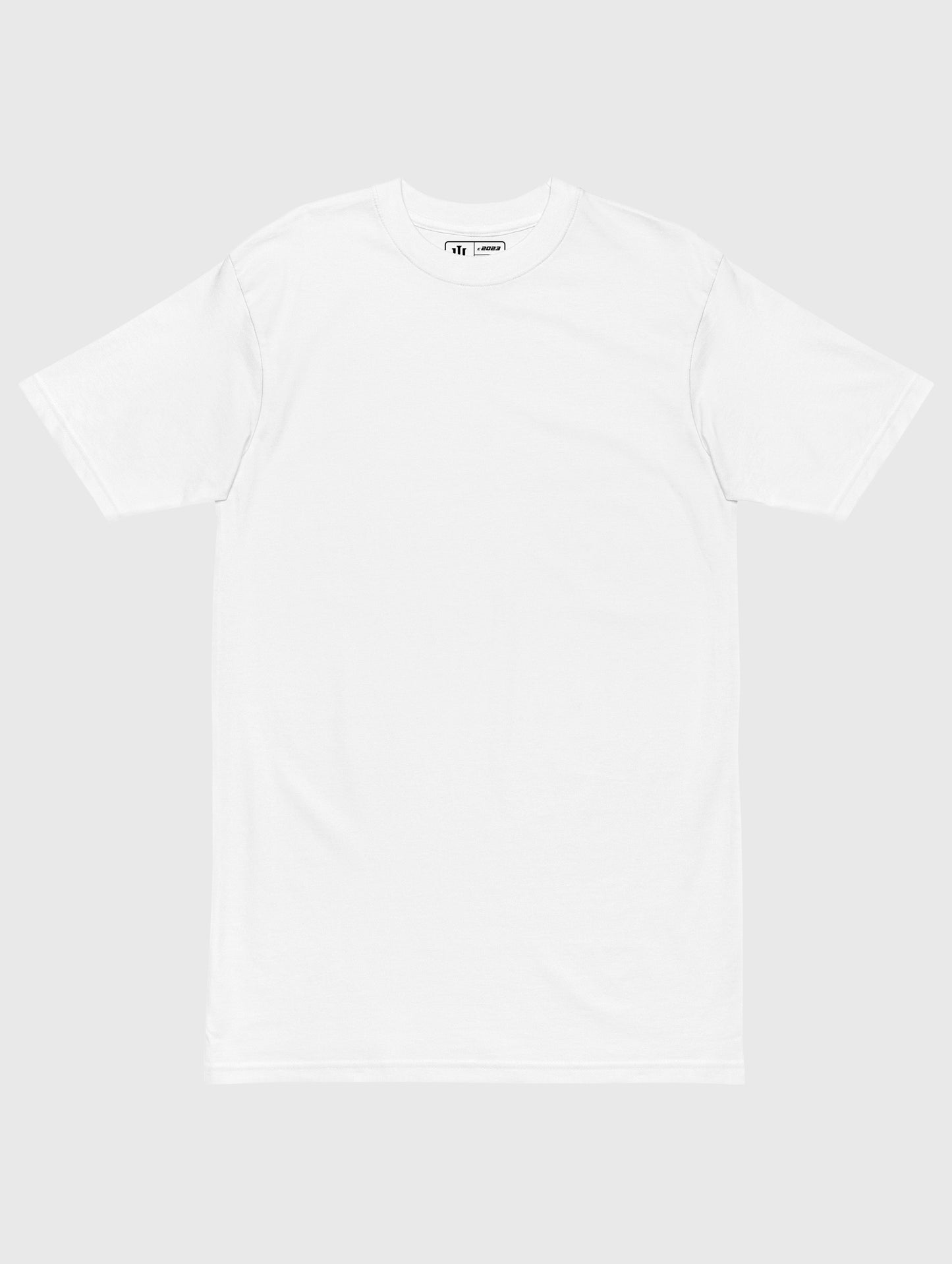Men’s oversized gym t-shirt in white – breathable fabric for workouts and casual wear.