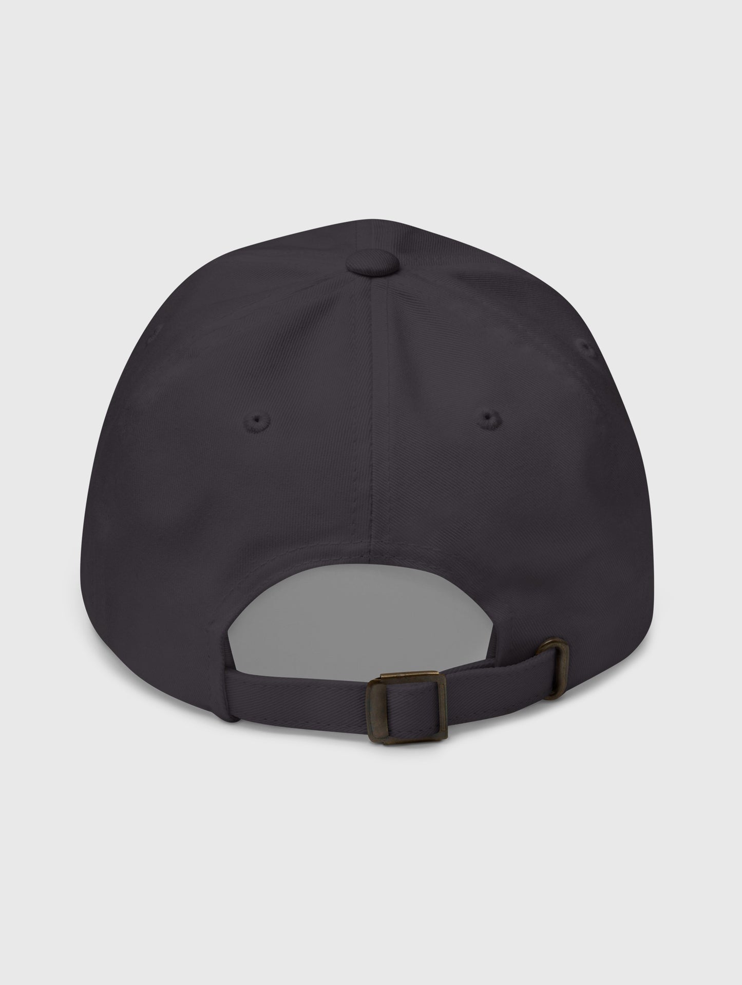 Grey snapback cap – structured fit for gym and streetwear outfits.
