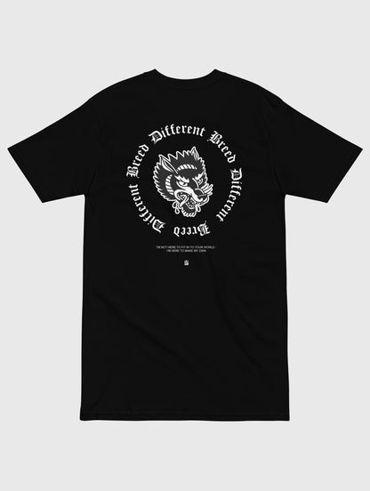 Oversized black gym t-shirt for men – soft cotton blend for training and lifestyle.