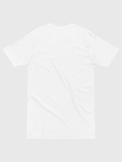 Oversized white gym t-shirt – heavyweight cotton blend for ultimate comfort.